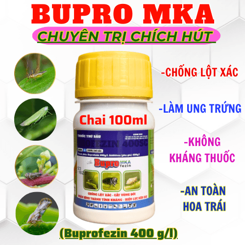 BUPRO MKA 400SC - Chống Lột Xác ,Ung Trứng Tiêu Diệt Côn Trùng Chích Hút